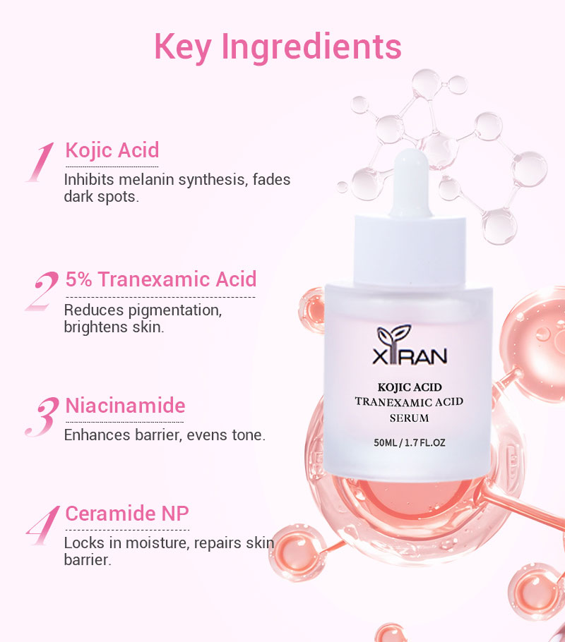 private label kojic acid tranexamic acid serum